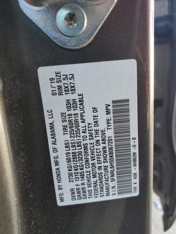 Photo 12 VIN: 5FNRL6H55KB067201 - HONDA ODYSSEY EX 