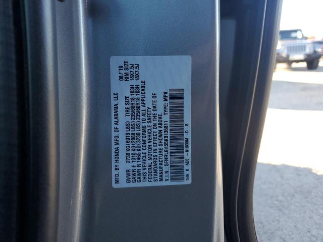 Photo 12 VIN: 5FNRL6H55KB136811 - HONDA ODYSSEY EX 