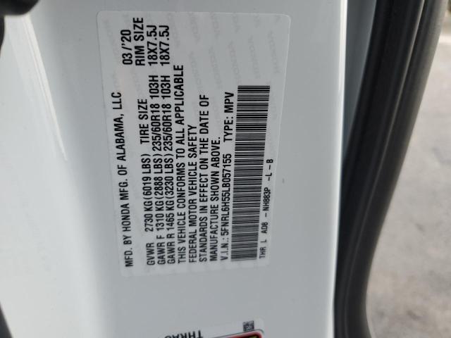 Photo 12 VIN: 5FNRL6H55LB057155 - HONDA ODYSSEY EX 