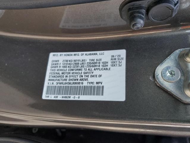 Photo 11 VIN: 5FNRL6H56LB069816 - HONDA ODYSSEY EX 