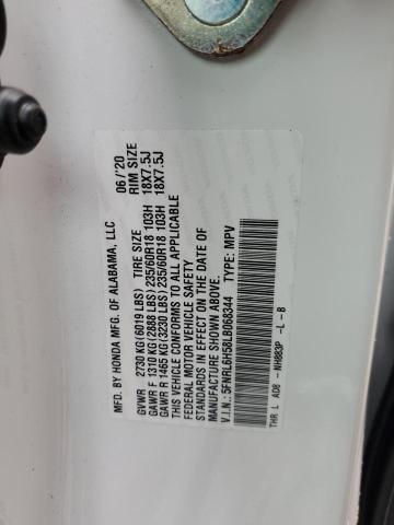 Photo 9 VIN: 5FNRL6H58LB068344 - HONDA ODYSSEY EX 