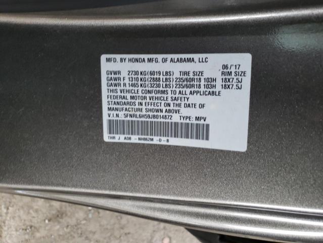 Photo 11 VIN: 5FNRL6H59JB014872 - HONDA ODYSSEY EX 