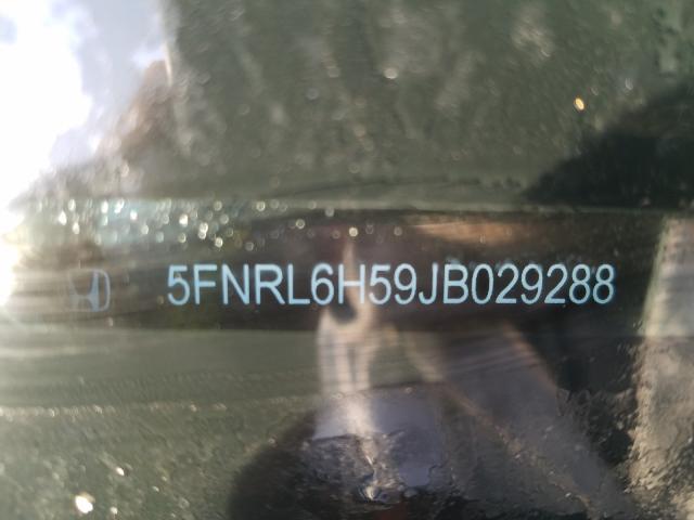 Photo 9 VIN: 5FNRL6H59JB029288 - HONDA ODYSSEY EX 