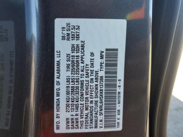 Photo 12 VIN: 5FNRL6H5XKB137386 - HONDA ODYSSEY EX 