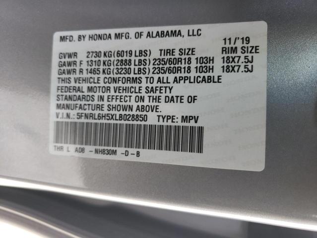 Photo 12 VIN: 5FNRL6H5XLB028850 - HONDA ODYSSEY EX 