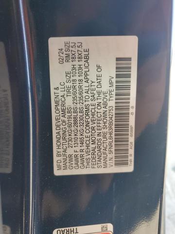 Photo 12 VIN: 5FNRL6H63RB042753 - HONDA ODYSSEY EX 