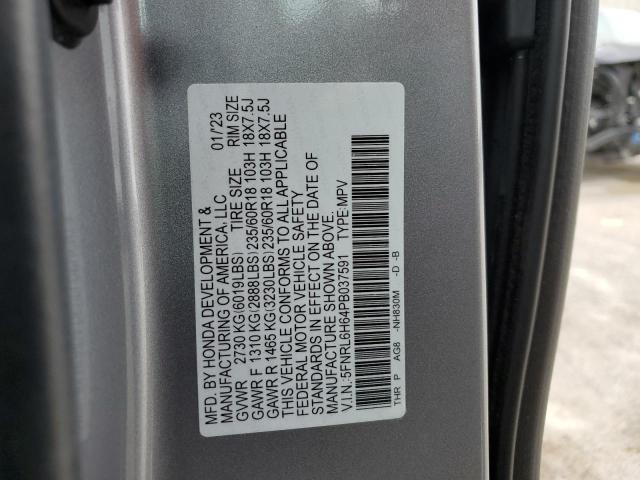 Photo 12 VIN: 5FNRL6H64PB037591 - HONDA ODYSSEY EX 