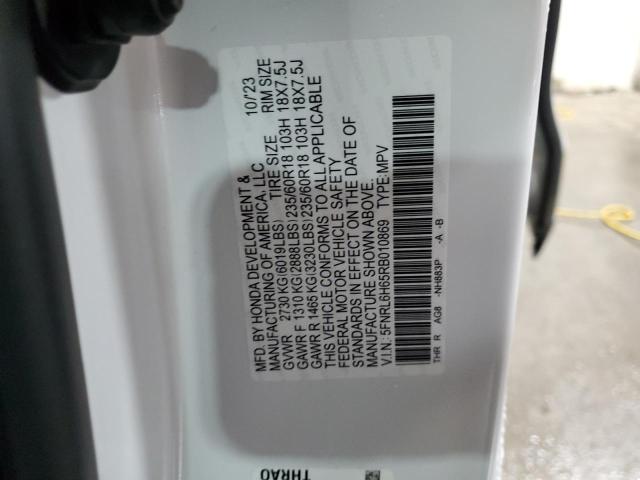 Photo 12 VIN: 5FNRL6H65RB010869 - HONDA ODYSSEY EX 