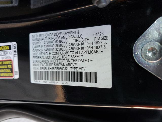 Photo 12 VIN: 5FNRL6H66PB060032 - HONDA ODYSSEY EX 