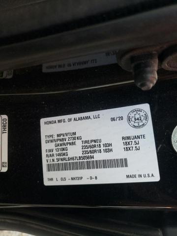 Photo 13 VIN: 5FNRL6H67LB505694 - HONDA ODYSSEY EX 