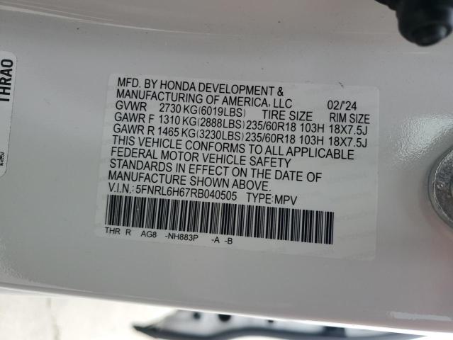 Photo 12 VIN: 5FNRL6H67RB040505 - HONDA ODYSSEY EX 