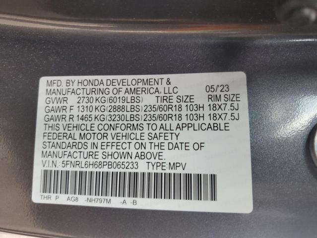 Photo 13 VIN: 5FNRL6H68PB065233 - HONDA ODYSSEY EX 