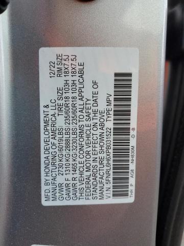 Photo 11 VIN: 5FNRL6H6XPB031522 - HONDA ODYSSEY EX 