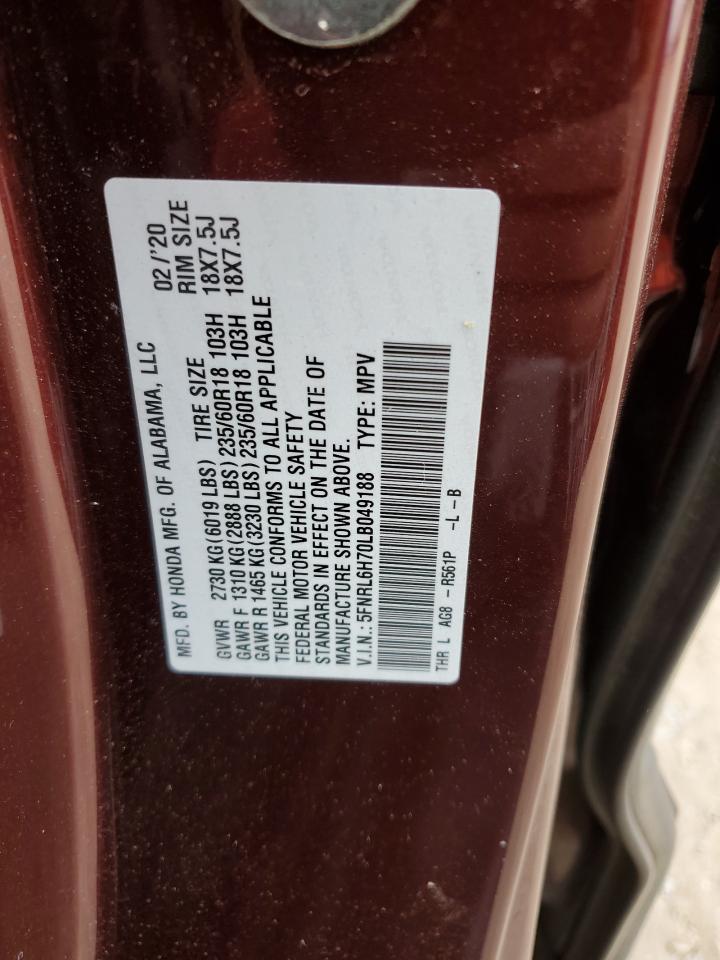 Photo 12 VIN: 5FNRL6H70LB049188 - HONDA ODYSSEY 