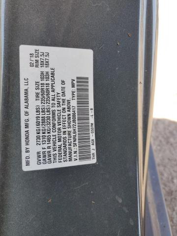 Photo 12 VIN: 5FNRL6H72JB086417 - HONDA ODYSSEY EX 