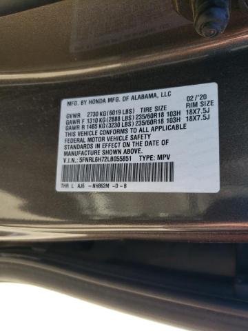 Photo 13 VIN: 5FNRL6H72LB055851 - HONDA ODYSSEY EX 