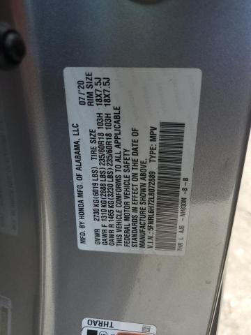 Photo 12 VIN: 5FNRL6H72LB072889 - HONDA ODYSSEY EX 