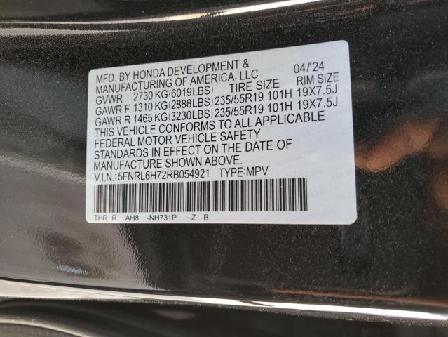 Photo 12 VIN: 5FNRL6H72RB054921 - HONDA ODYSSEY SP 