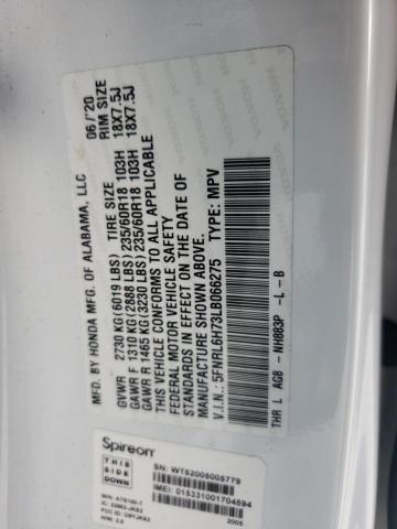 Photo 9 VIN: 5FNRL6H73LB066275 - HONDA ODYSSEY EX 