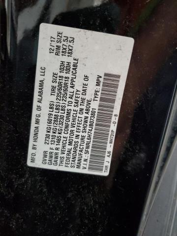 Photo 12 VIN: 5FNRL6H74JB073801 - HONDA ODYSSEY EX 