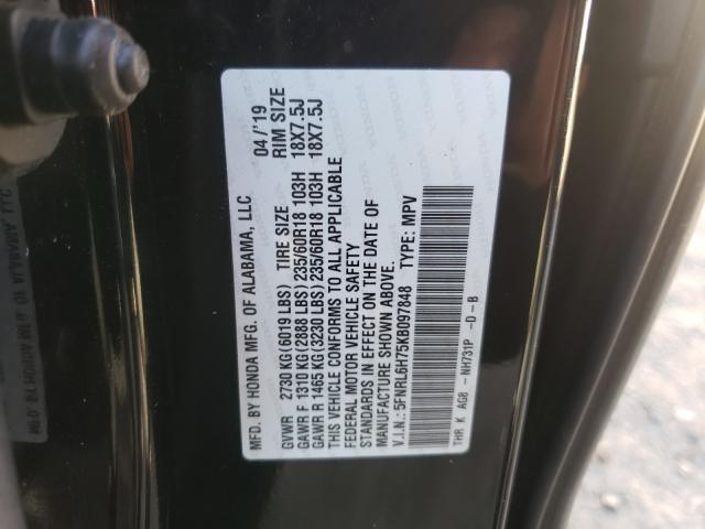 Photo 9 VIN: 5FNRL6H75KB097848 - HONDA ODYSSEY 