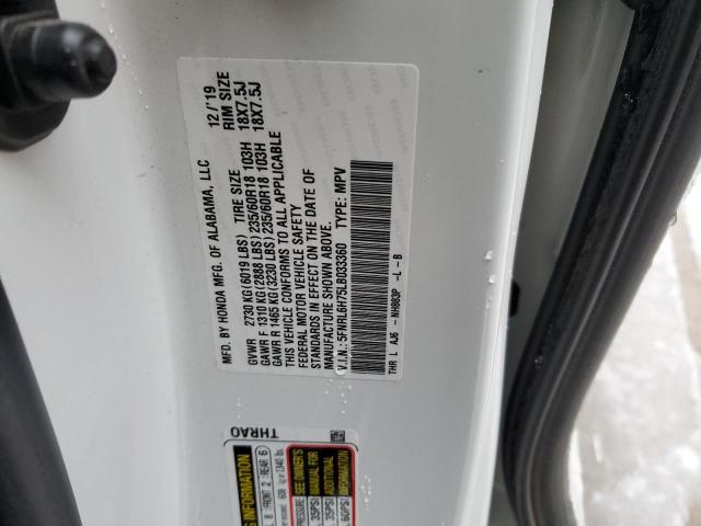 Photo 12 VIN: 5FNRL6H75LB033360 - HONDA ODYSSEY EX 