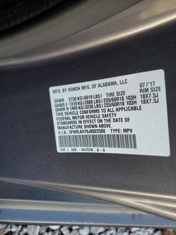 Photo 13 VIN: 5FNRL6H76JB022588 - HONDA ODYSSEY EX 