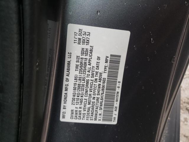 Photo 11 VIN: 5FNRL6H76JB061603 - HONDA ODYSSEY EX 