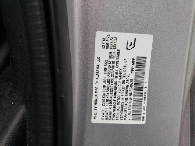 Photo 12 VIN: 5FNRL6H76JB089725 - HONDA ODYSSEY EX 