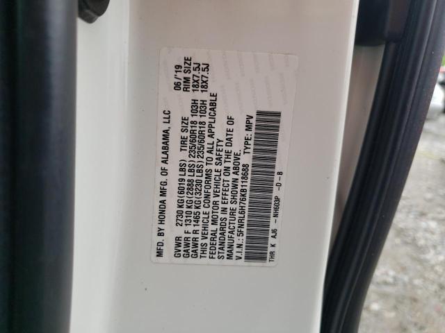 Photo 11 VIN: 5FNRL6H76KB118688 - HONDA ODYSSEY EX 