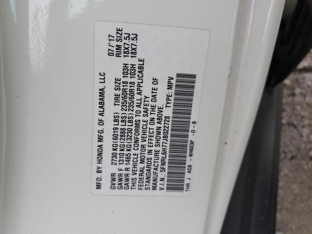 Photo 12 VIN: 5FNRL6H77JB022728 - HONDA ODYSSEY EX 