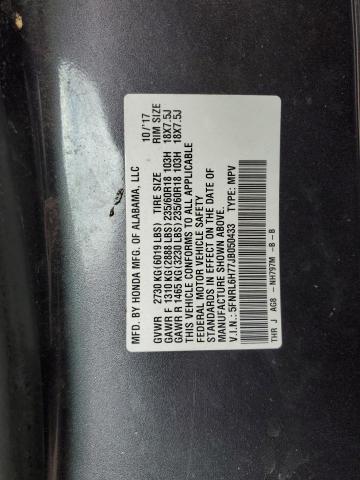 Photo 11 VIN: 5FNRL6H77JB050433 - HONDA ODYSSEY EX 