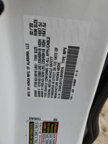 Photo 12 VIN: 5FNRL6H77LB049916 - HONDA ODYSSEY EX 