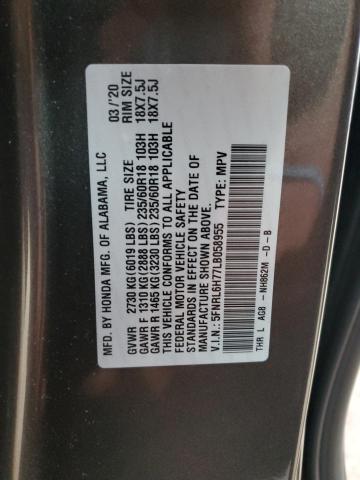 Photo 12 VIN: 5FNRL6H77LB058955 - HONDA ODYSSEY EX 