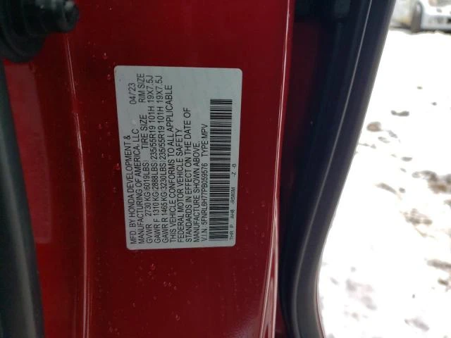 Photo 13 VIN: 5FNRL6H77PB059576 - HONDA ODYSSEY SP 