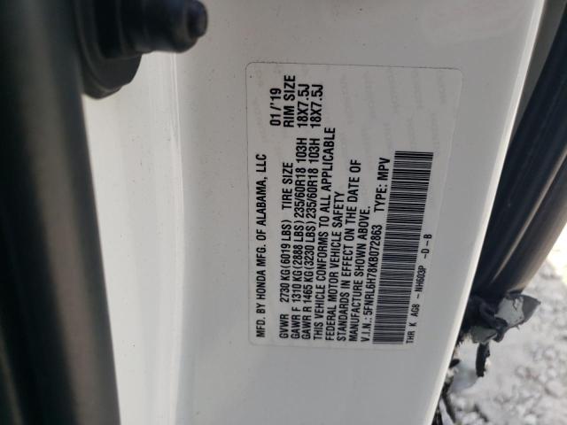 Photo 12 VIN: 5FNRL6H78KB072863 - HONDA ODYSSEY EX 