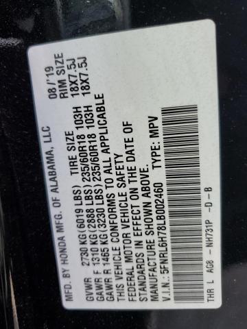 Photo 12 VIN: 5FNRL6H78LB002460 - HONDA ODYSSEY EX 