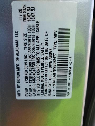 Photo 12 VIN: 5FNRL6H78MB032477 - HONDA ODYSSEY EX 