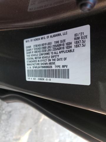 Photo 9 VIN: 5FNRL6H78NB008326 - HONDA ODYSSEY EX 