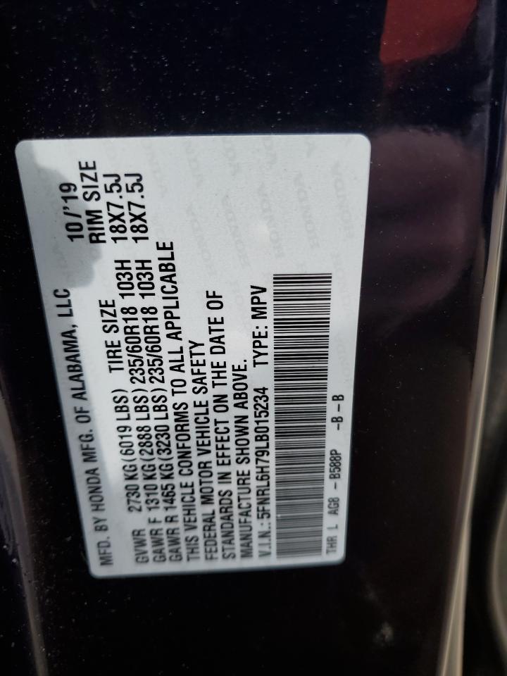 Photo 12 VIN: 5FNRL6H79LB015234 - HONDA ODYSSEY 