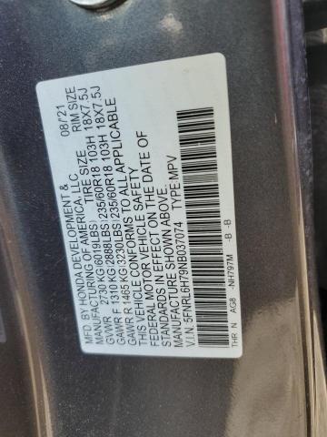 Photo 12 VIN: 5FNRL6H79NB037074 - HONDA ODYSSEY EX 