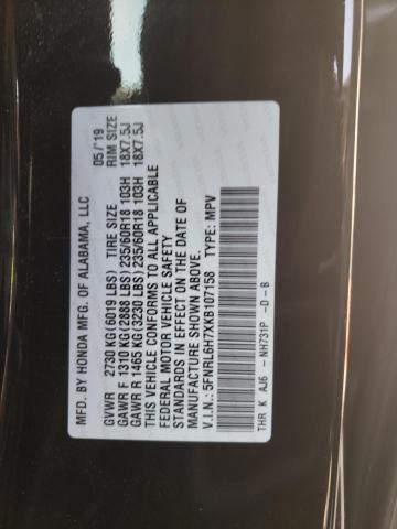 Photo 13 VIN: 5FNRL6H7XKB107158 - HONDA ODYSSEY EX 