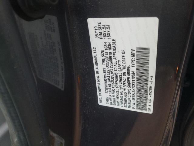 Photo 12 VIN: 5FNRL6H7XKB110884 - HONDA ODYSSEY EX 