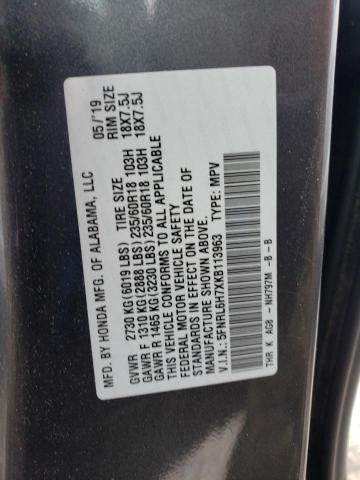 Photo 12 VIN: 5FNRL6H7XKB113963 - HONDA ODYSSEY EX 