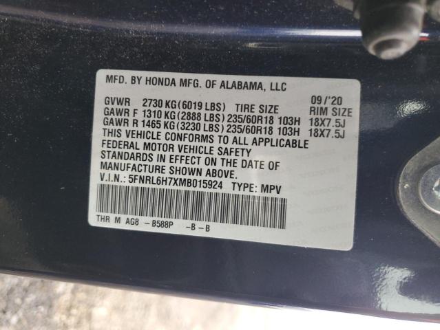 Photo 12 VIN: 5FNRL6H7XMB015924 - HONDA ODYSSEY EX 