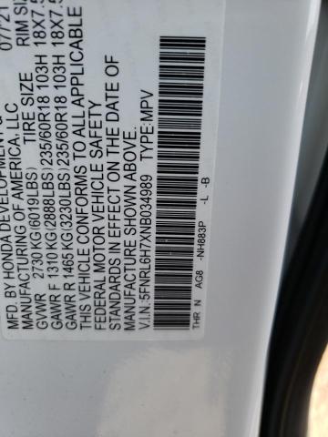 Photo 12 VIN: 5FNRL6H7XNB034989 - HONDA ODYSSEY EX 