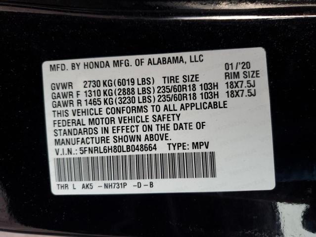 Photo 12 VIN: 5FNRL6H80LB048664 - HONDA ODYSSEY 