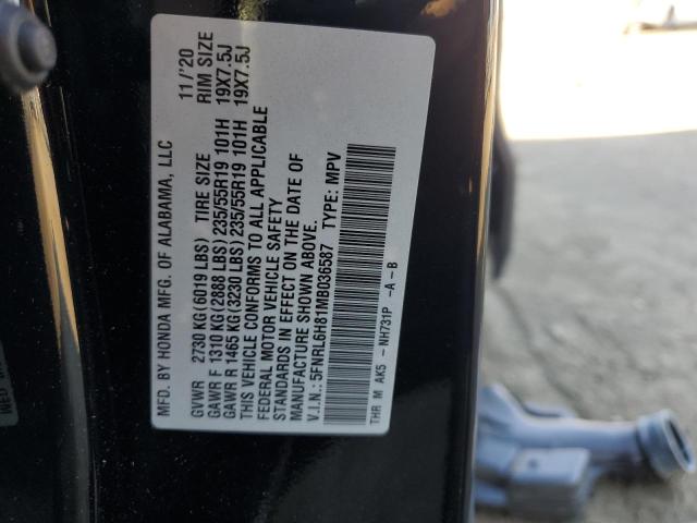 Photo 12 VIN: 5FNRL6H81MB036587 - HONDA ODYSSEY TO 