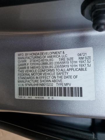 Photo 11 VIN: 5FNRL6H81NB013232 - HONDA ODYSSEY TO 