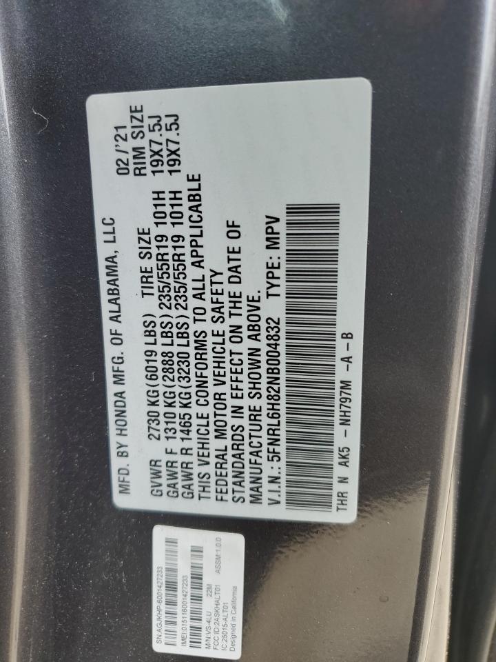 Photo 12 VIN: 5FNRL6H82NB004832 - HONDA ODYSSEY 